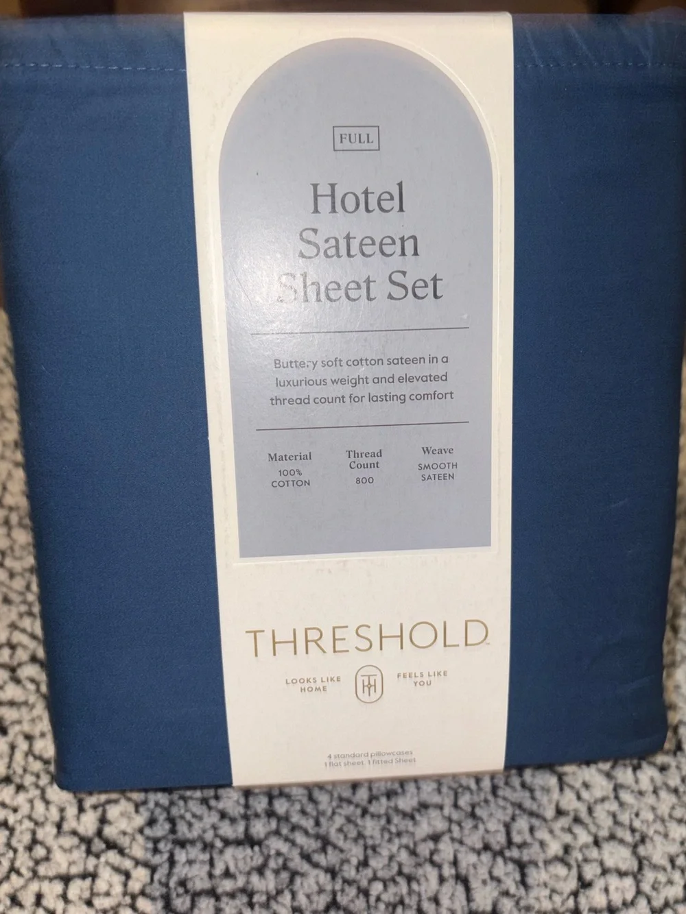 NEW 800 Thread Count Hotel Sateen Sheet Set by THRESHOLD.
